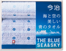 海と空の美しい青のタオルセット　No.15
