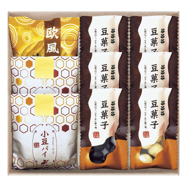 小豆パイ・欧風せんべい和菓子詰合せ　No.20　割引き商品