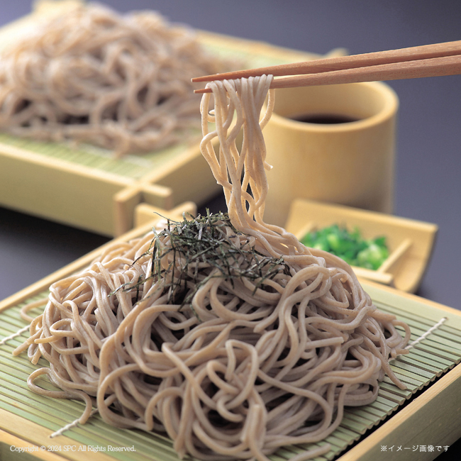 いつもお蕎麦に6束